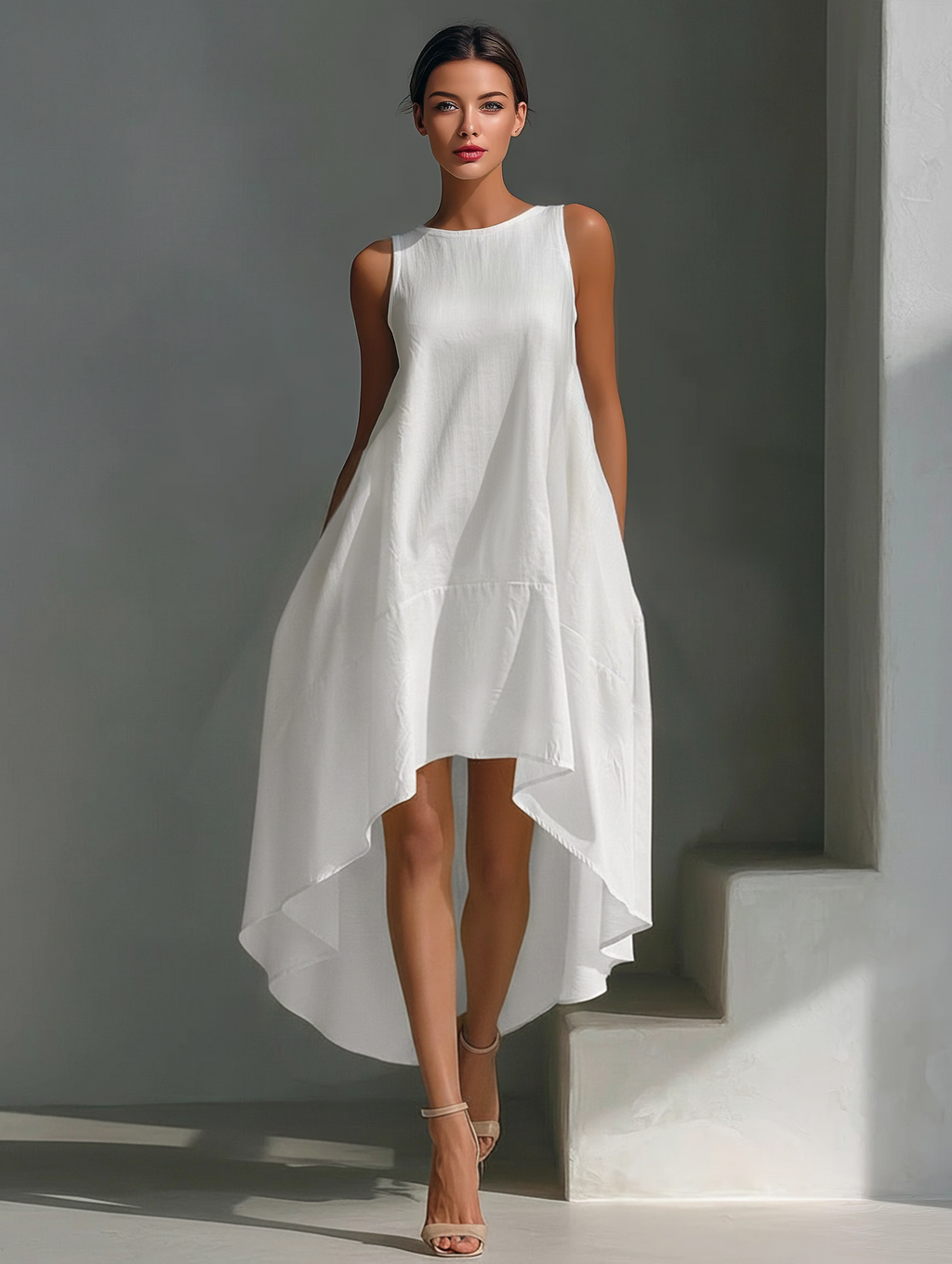Alessia | Vestido Midi Sin Mangas