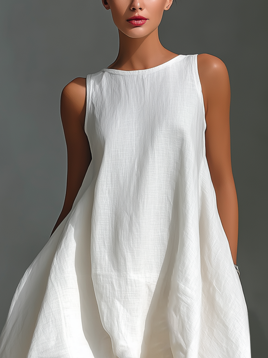 Alessia | Vestido Midi Sin Mangas