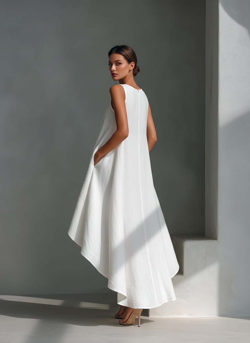 Alessia | Vestido Midi Sin Mangas