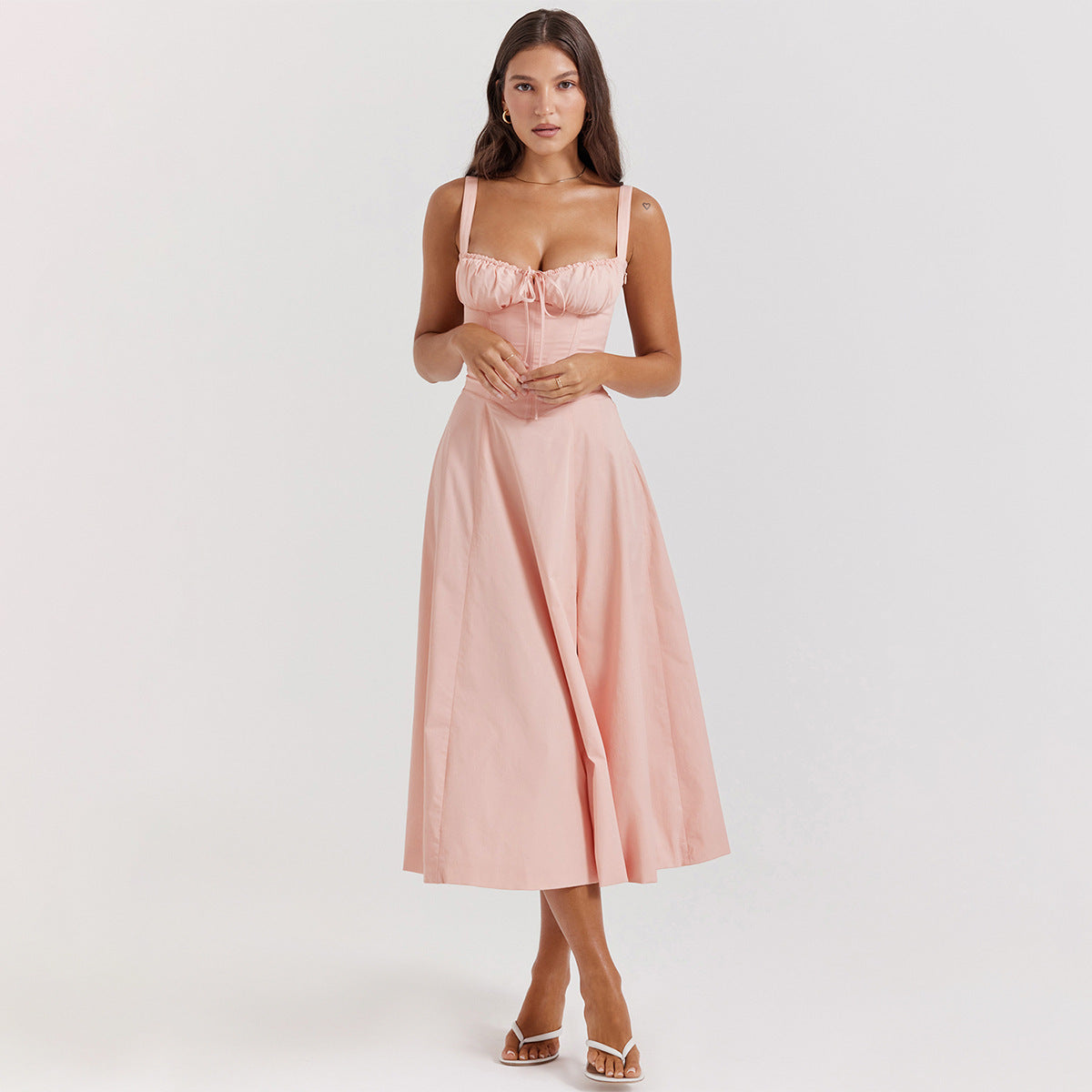 Elisa | Vestido Efecto Corsé