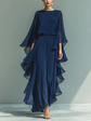 Gaia | Conjunto Elegante en Chifón con Volantes