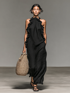 Ilaria | Vestido Largo con Volantes