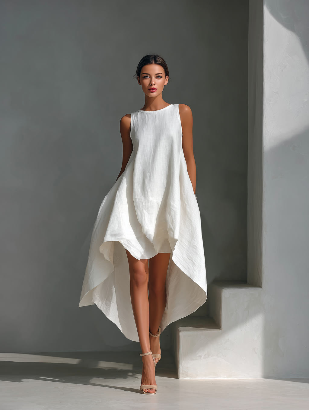 Alessia | Vestido Midi Sin Mangas
