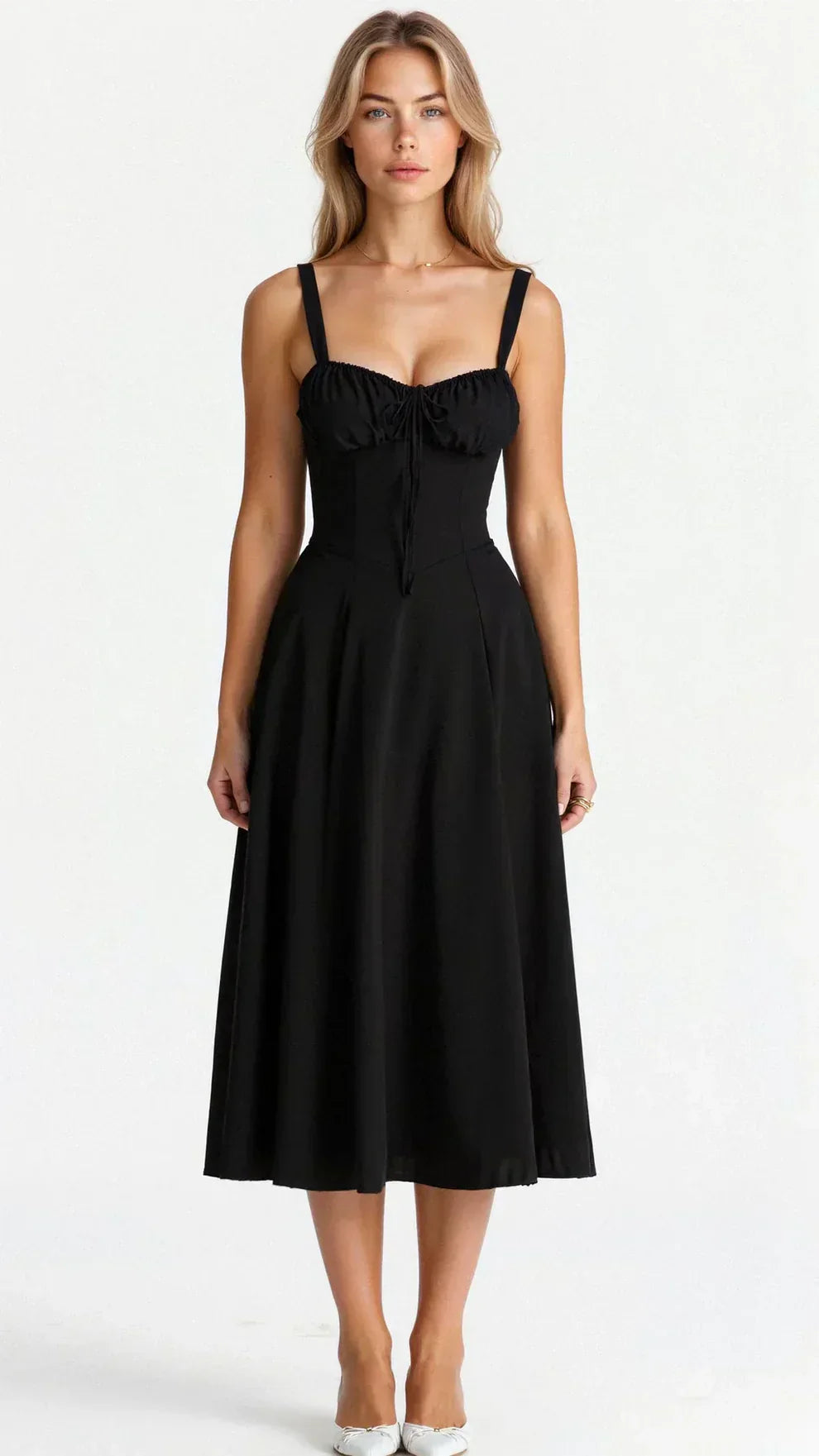 Elisa | Vestido Efecto Corsé